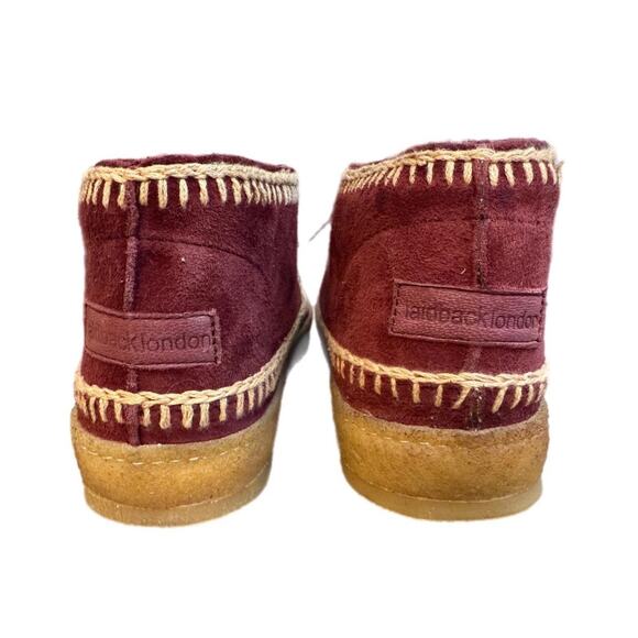 Anthropologie Laidback London Shenje Suede Chukka Women size 40 US 9 - Picture 5 of 7